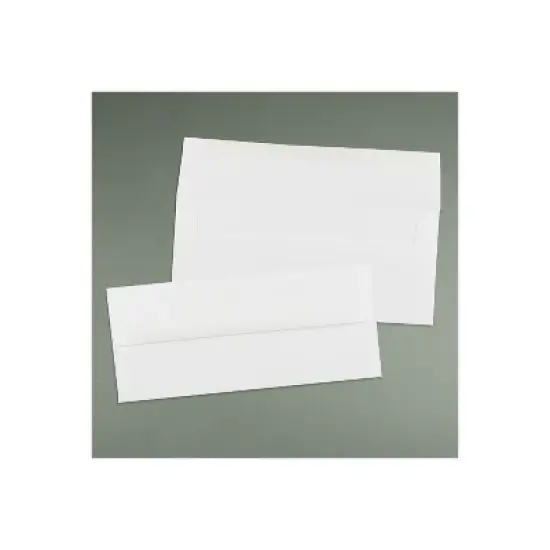 JAM Paper Strathmore #10 Business Envelope 4 1/8" x 9 1/2" Bright White Wove 25/Pack (64933) image {3}