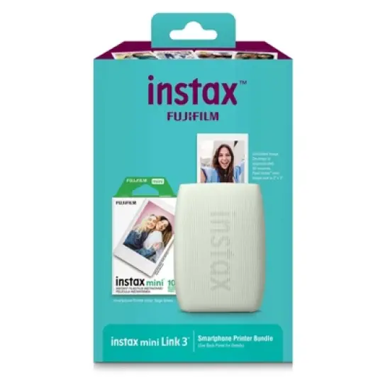 Fujifilm instax mini Link 3 Printer Bundle - Green image {1}
