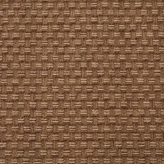 Basketweave Outdoor Rug Hickory - Smith & Hawken image {2}