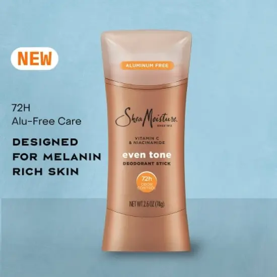 SheaMoisture Solid Deodorant Stick Even Tone - Vitamin C & Niacinamide - Aluminum-Free 2.6oz image {7}