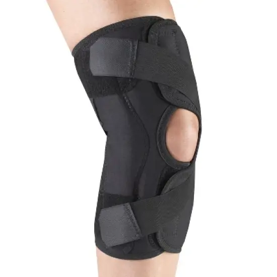 OTC Knee Stabilizer Wrap for Osteoarthritis, Orthotex, Black, Left image {3}