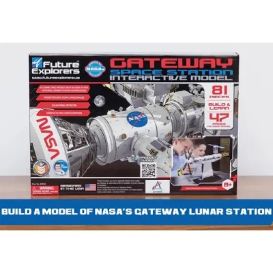 NASA Future Explorers: Gateway Space Station Interactive Model - STEM Toy,8+ image {2}