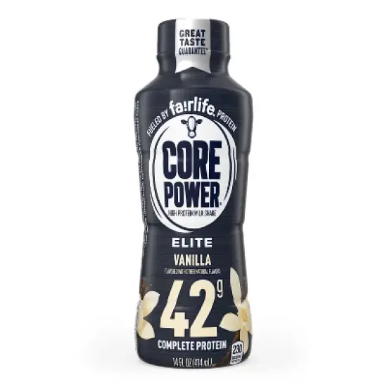 Core Power Elite Vanilla 42G Protein Shake - 14 fl oz Bottle image {7}