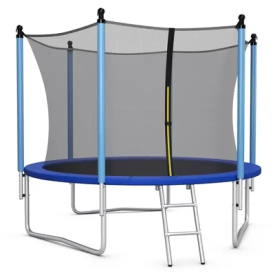 Costway 8/10/12/14/15/16FT Jumping Exercise Recreational Bounce Trampoline W/Safety Net image {8}