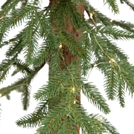 Northlight Pre-Lit Medium Alpine Artificial Christmas Tree - 4' - Clear LED Lights image {7}