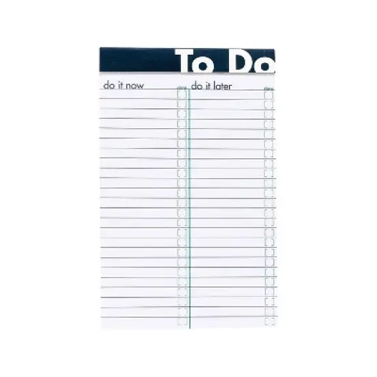 Ampad To Do Notepad 5" x 8" Wide Ruled Assorted Colors 368796 image {3}