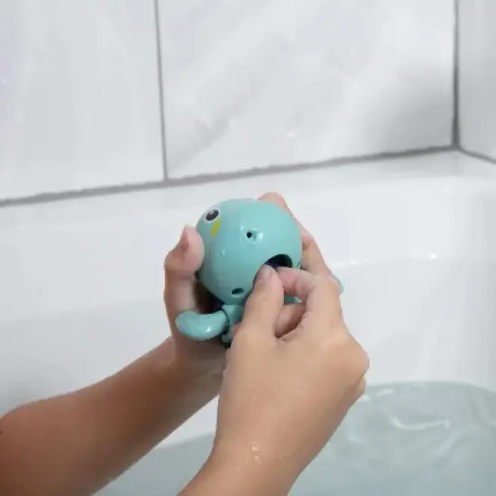 Floating Turtle Bath Toys for Toddlers 1-3, Wind-Up Swimming Toys for Boys Girls, Fun Cute Baby Pool Toys Safe and Durable Bathtub Water Toys, 3-Pack image {6}