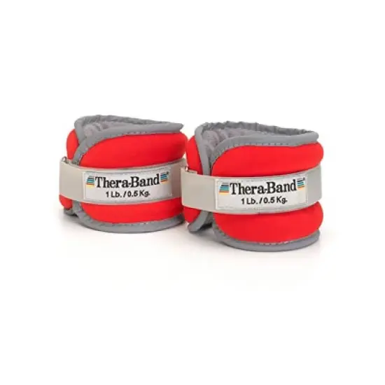 THERABAND Comfort Fit Ankle & Wrist Cuff Wrap Weight Set image {5}