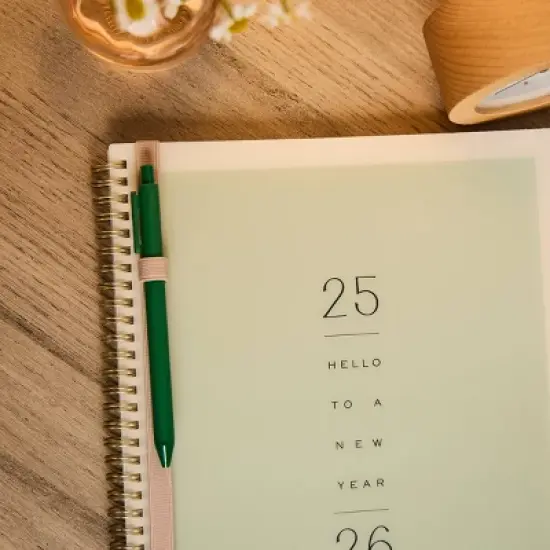 Happy Brands Organized July 2025 - June 2026 Weekly/Monthly Planner 9.37"x11.12" Soft Summer image {15}