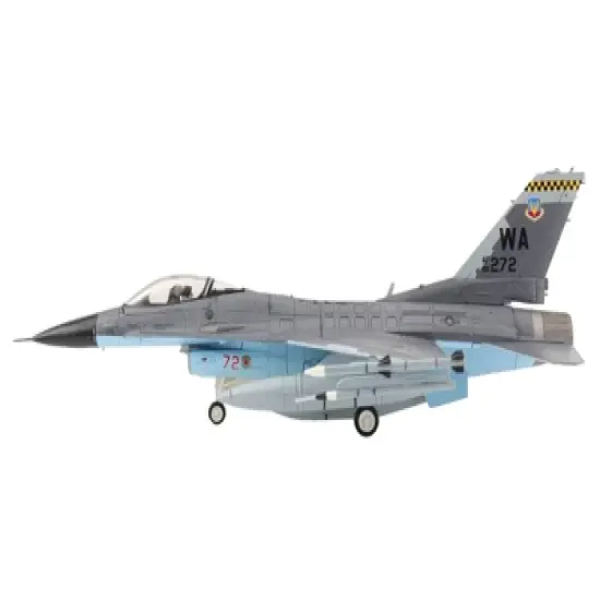 General Dynamics F-16C Fighting Falcon "Shark" Fighter Aircraft "Air Power Series" 1/72 Diecast Model by Hobby Master image {1}