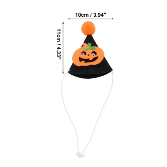 Unique Bargains Halloween Pet Headwear 4.33"x3.94" Black 1 Pc image {3}