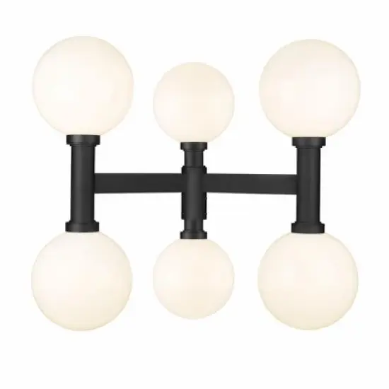 Z-Lite Laurent 6 - Light Post Light in  Black image {3}