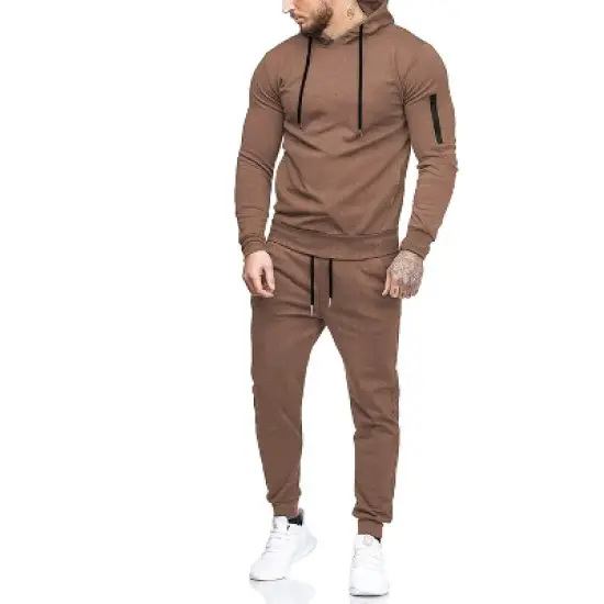 COOFANDY Men's Tracksuit 2 Piece Hooded Athletic Sweatsuits Casual Running Jogging Sport Suit Sets image {1}