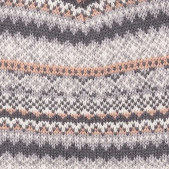 MUK LUKS Women's Patterned Turnback Cuff Slouchie Beanie image {1}