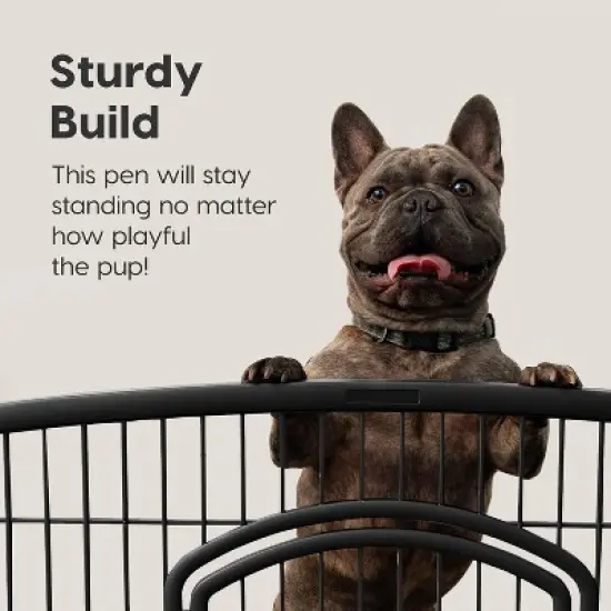 IRIS USA Exercise Heavy Duty Pet Playpen image {4}