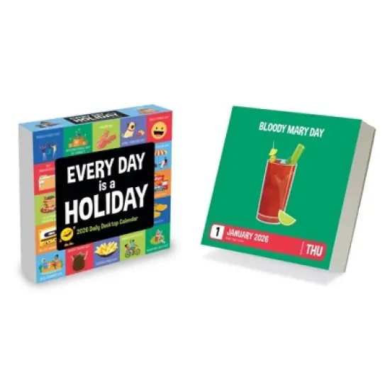 TF Publishing 8.75"x5.5" 2026 Every Day's A Holiday Daily Desktop Calendar image {6}