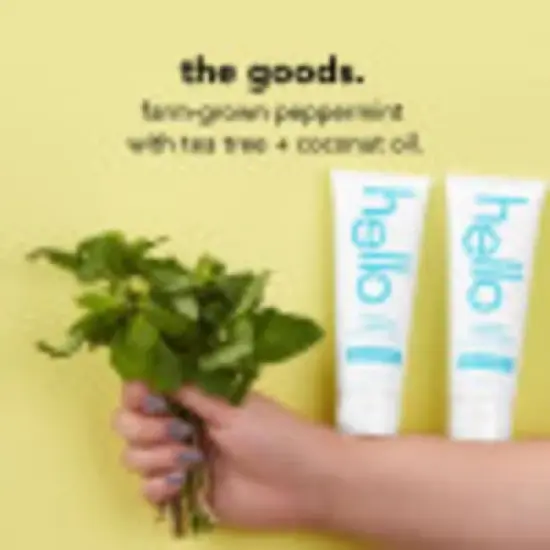 hello Antiplaque and Whitening Fluoride-Free Toothpaste , SLS Free and Vegan - 4.7oz image {4}