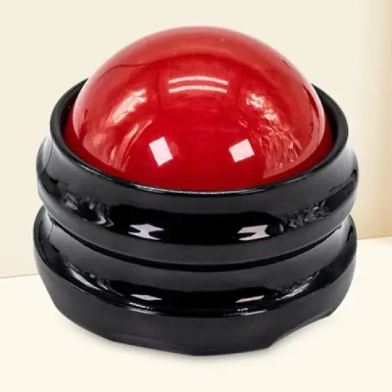 Evo Bytes Massage Roller Ball - Handheld Manual Body Massager - RED image {6}