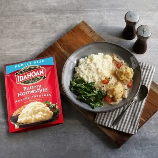 Idahoan Gluten Free Buttery Homestyle Mash Potatoes - 8oz image {2}