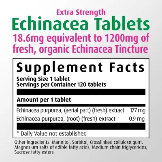 A. Vogel Echinaforce Echinacea Tablets &ndash; Fresh Organic Formula &ndash; 3X Stronger Herbal Supplement &ndash; Daily Immune Support &ndash; Non-GMO image {3}