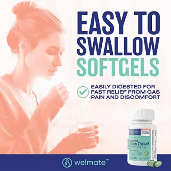 Welmate Extra Strength Gas Relief Softgels - 365 ct image {4}