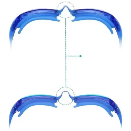 Link Active Swim Goggle With Fast Clasp Technology UV Protection Leak & Fog Proof Wide View Adult/Youth - 2 Pack image {8}