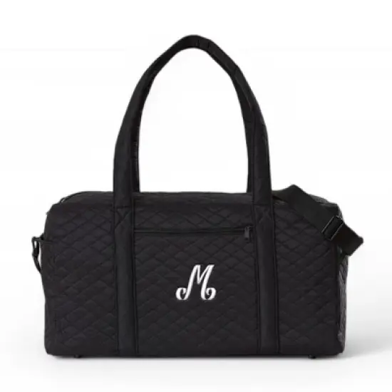Personalization Mall Embroidered Quilted Duffel Bag image {2}