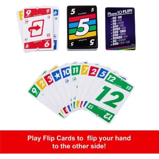 Phase 10 Flip Card Game image {3}