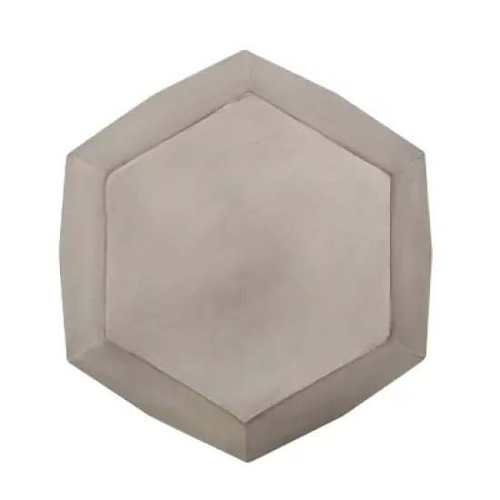 Christopher Knight Home Calgary Patio Stone Side Table Light Gray image {4}