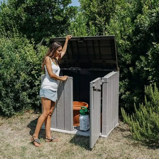 Toomax Stora Way All Weather Outdoor Storage Shed Cabinet image {5}
