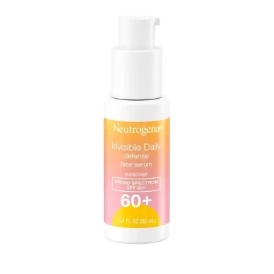 Neutrogena Invisible Daily Defense Sunscreen Face Serum - SPF 60 - 1.7 fl oz image {1}