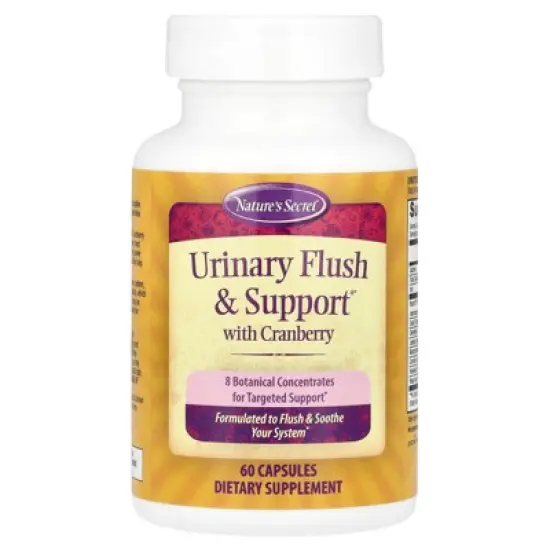 Nature's Secret Urinary Flush & Support&reg; with Cranberry, 60 Capsules image {2}