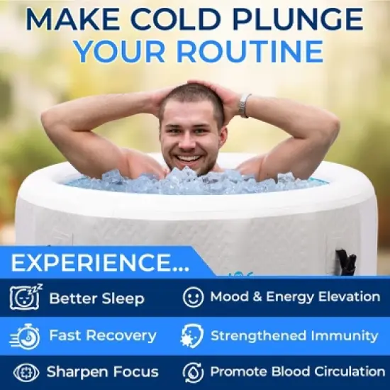 SereneLife Inflatable Cold Plunge Tub image {6}