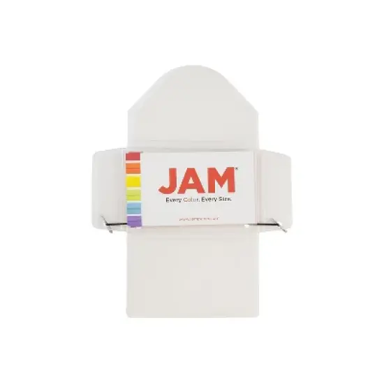 JAM Paper Plastic Business Card Holder Case Clear Frosted Sold Individually (3637141) image {3}