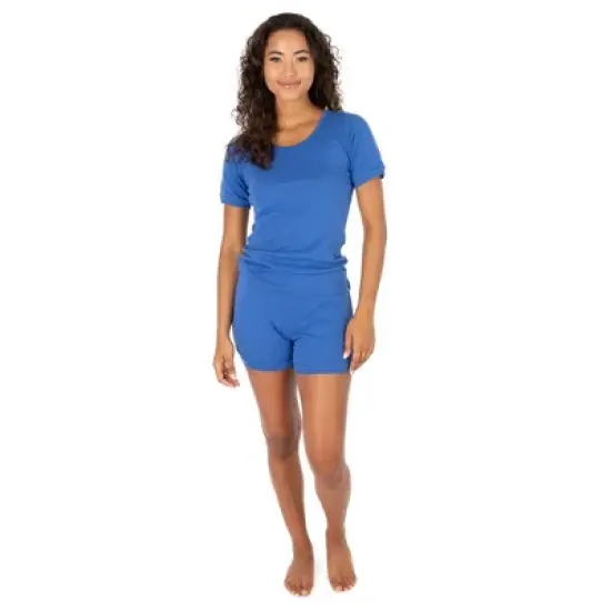 Leveret Womens Two Piece Short Cotton Pajamas image {9}