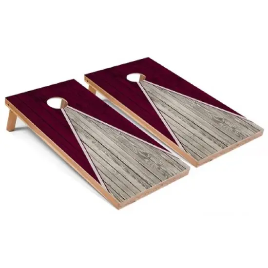 Skip's Garage Maroon Pyramid Cornhole Board Set, Includes 2 Boards, 8 Bags image {6}