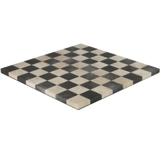 WorldWise Imports Chess Board - 14.5" Faux Leather Chess Board image {7}