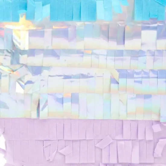 Blue Panda Large Number 4 Pinata for Kids 4th Birthday Party Decorations, Rainbow Pastel, 21 x 15 In image {6}