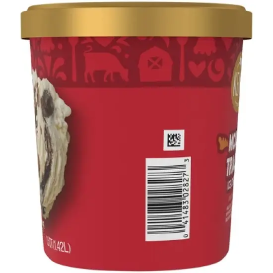Kemps Moose Tracks Premium Ice Cream - 48oz image {4}