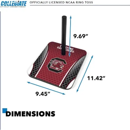 NCAA South Carolina Gamecocks Solid Wood Quoits Toss Game image {2}