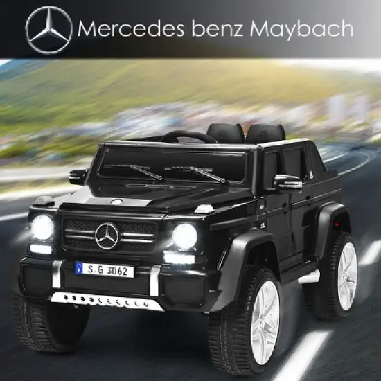 Costway Mercedes Benz 12V Electric Kids Ride On Car  RC Remote Control W/Trunk image {3}
