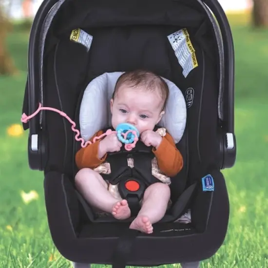 Nuby Silicone Pacifier & Bottle Bungee Set - 4pc image {3}