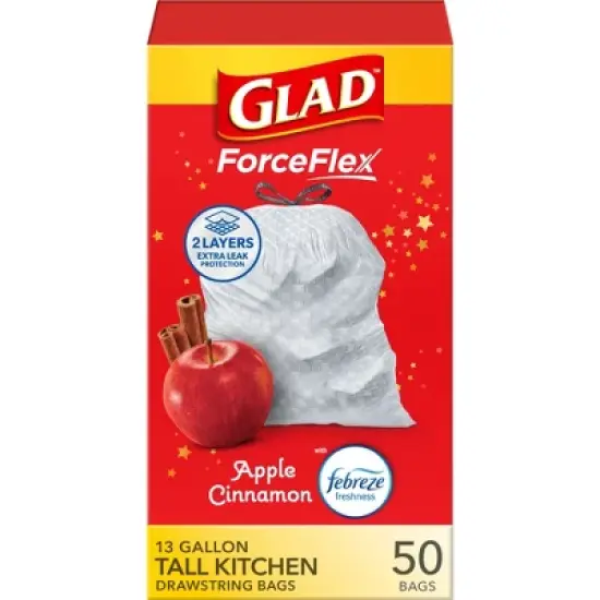 Glad Trash Bags - Apple Cinnamon - 13gal/50ct image {16}