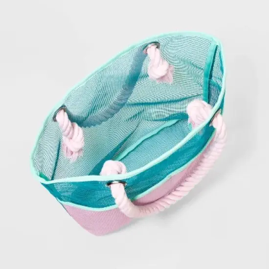 Girls' Colorblock Mesh Tote - art class&trade; image {2}