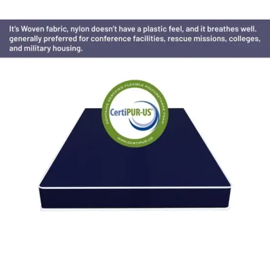 Continental Sleep, 8-Inch Vinyl Tight Top Double Sided Medium Firm Waterproof Mattress, image {4}