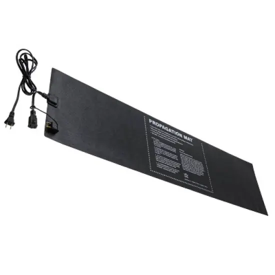 Dirt Genius 19007 Hydroponic 12 x 48" 60 Watt Seed Start Seedling Propagation Heat Mat with 6 Foot Power Cord, Single image {2}