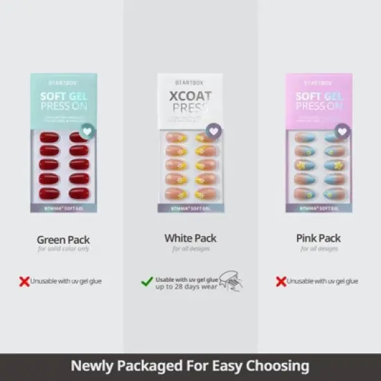 BTArtbox Press-On Nails - Tortoise Shell -S Almond - 32ct image {4}