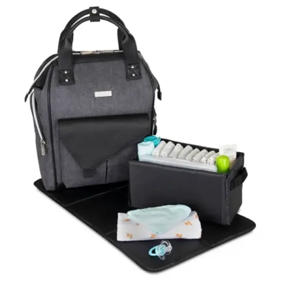 Baby Brezza Lucia Back Pack Diaper Bag - Gray image {2}