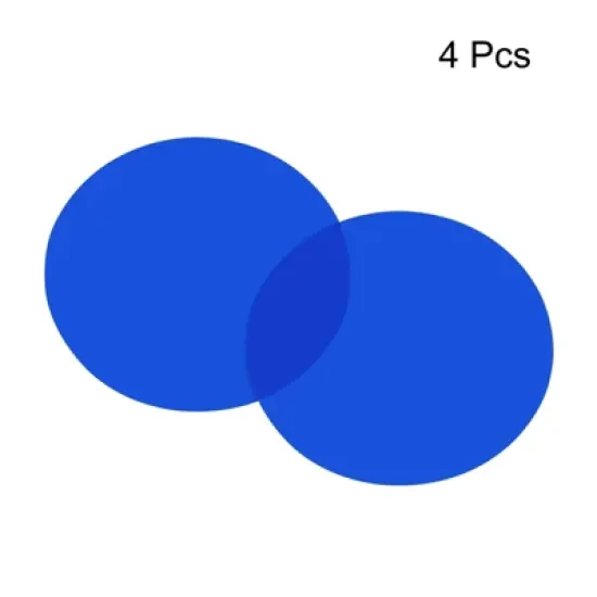 Unique Bargains Silicone Flexible Odorless Heat-resistant Jar Opener Blue 4 Pcs image {2}