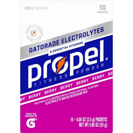 Propel Zero Berry Water Beverage Mix - 10pk/0.08oz Pouches image {1}